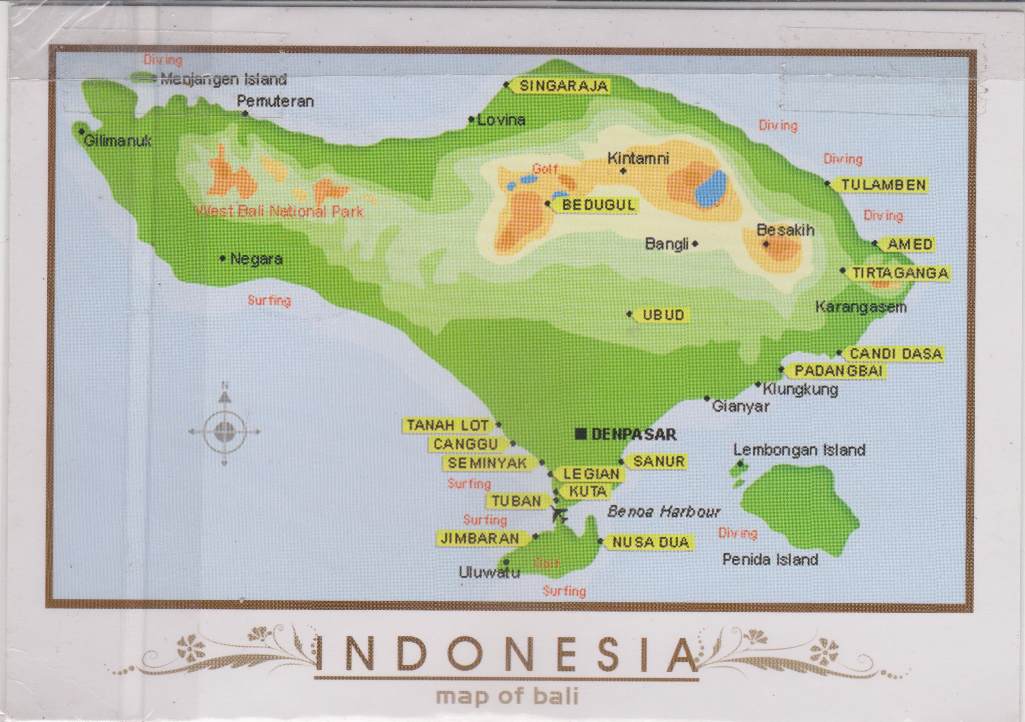  Peta  Indonesia Hqeem Stamps