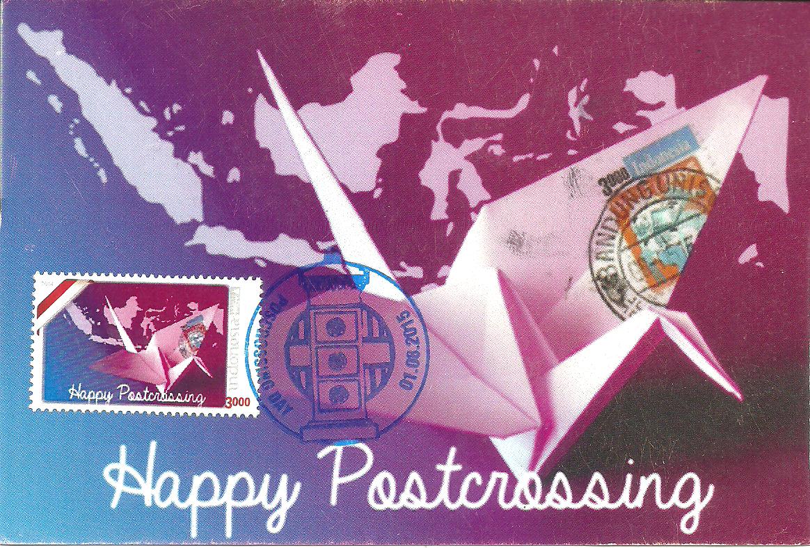 Official Postcrossing Postcard at Bandung 2013, Postcrossing Day - (10-08-2015). 